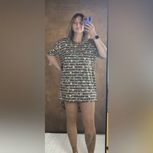 LuLaRoe Vibrant Multicolor Irma Tunic